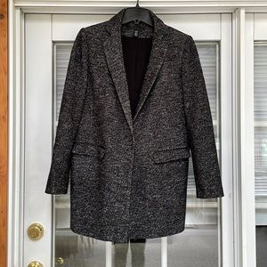 Kenneth Cole Black Tweed Jacket. Size M